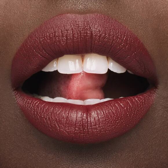 MAC Matte Maximal Lipstick 603 Diva Deep Burgundy Red .05oz Mini Travel NEW - Picture 5 of 11